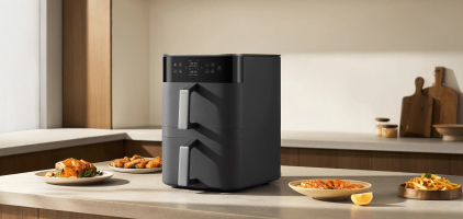 Xiaomi выпустила «двухэтажный» аэрогриль на 12 литров с режимом сушки